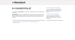 Desktop Screenshot of e-czasopisma.pl
